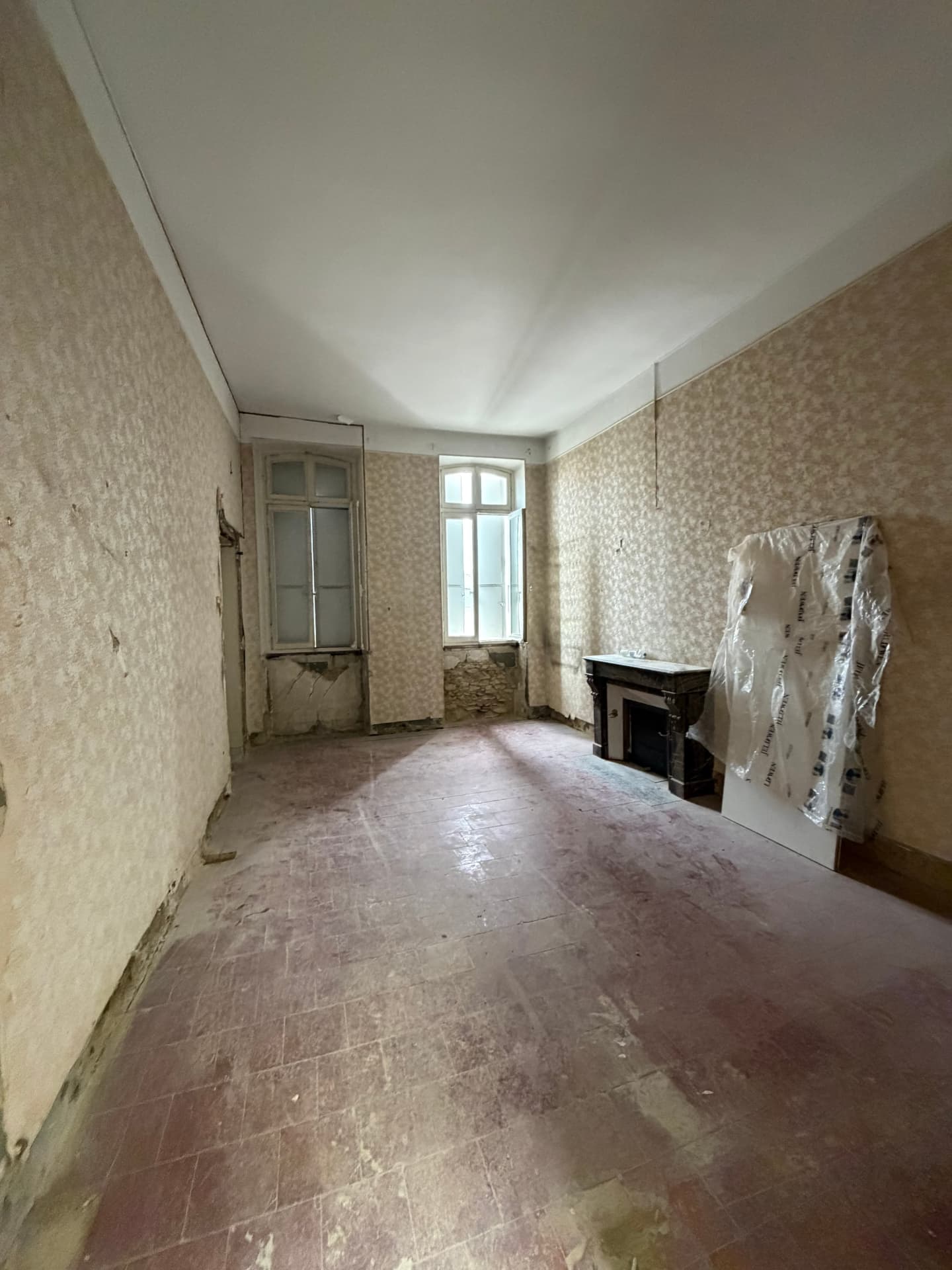 La pièce avant travaux